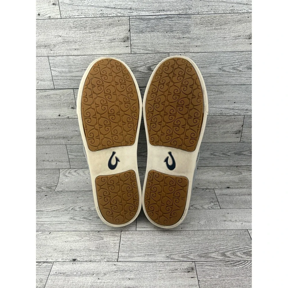 OluKai Pehuea Slip On Shoes Light Blue Mesh Women US W9.5 EUR‎ 39.5